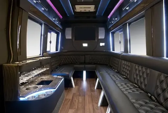limo-inter1 1-14 Passenger Brand New Limo Van